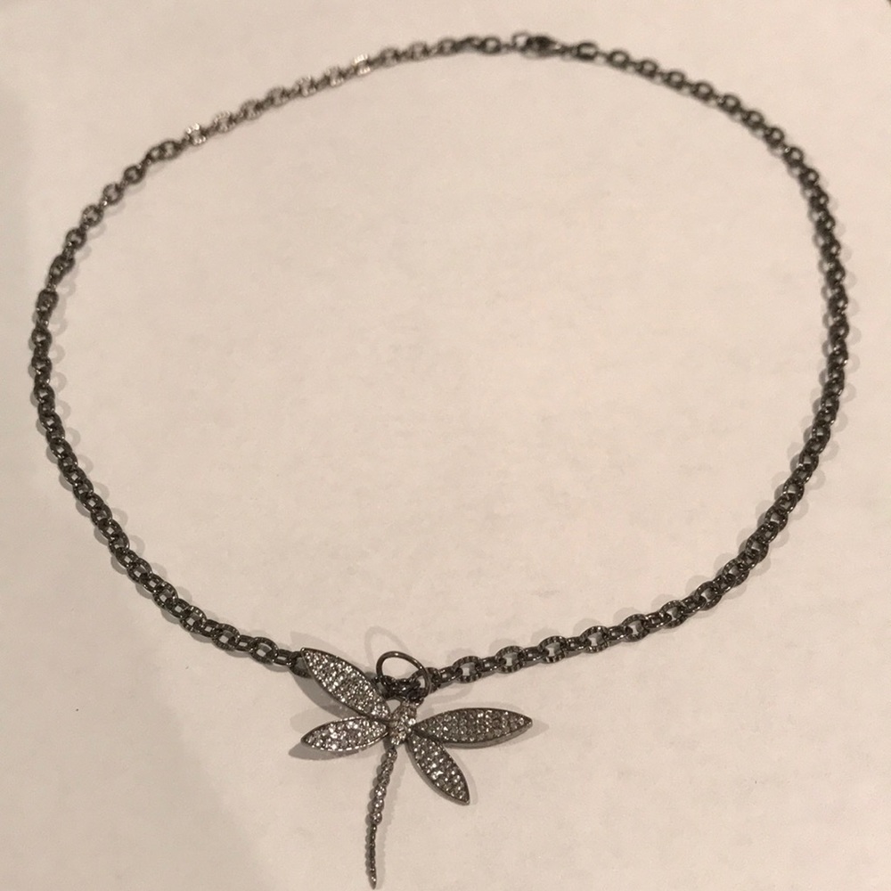 Dragon Fly Pendant 18” Necklace